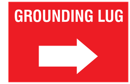 Grounding Lug Arrow Right 62-0487