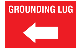 Grounding Lug Arrow Left 62-0480