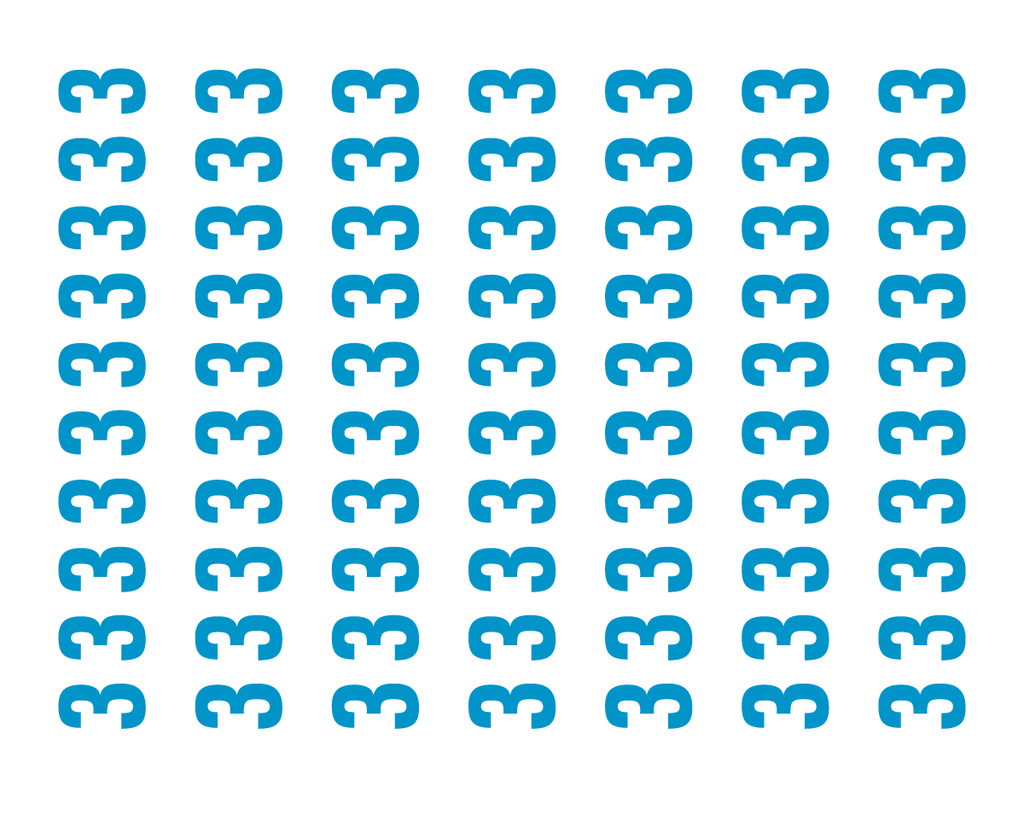 Number 3 70 Per Sheet-8_50 x 11_00