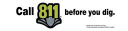 811# - Call before you dig (large) Large 811