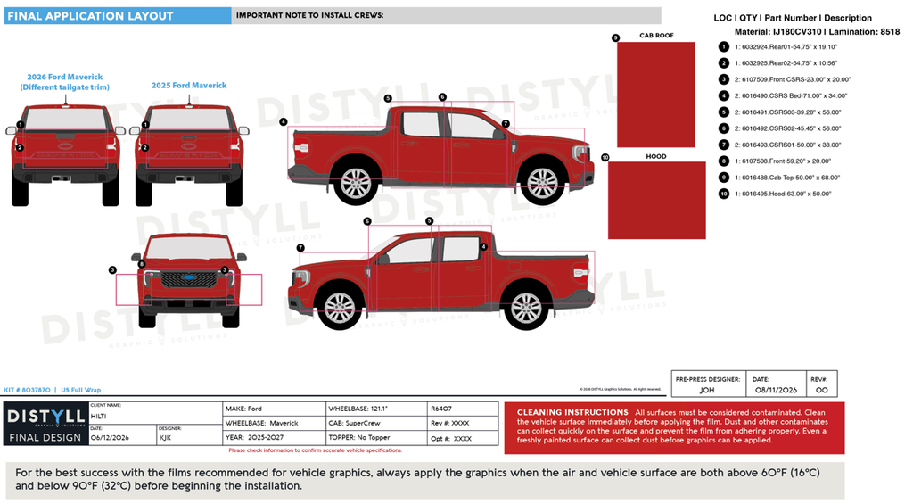 HILTI, US, Ford, Maverick, SuperCrew, 5_5ft Bed, 121_1WB, 2025-2027