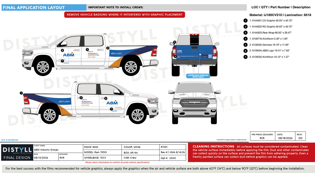 ABM Industry Groups, Ram, Ram 1500, Trademsan, Crew Cab, 6ft4in bed, 153_5WB, 2026