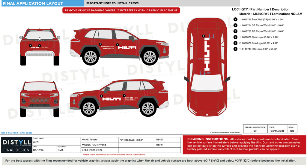 HILTI, CAN, Toyota, RAV4 Hydrid, All Trim, 105_9WB, 2026-2027