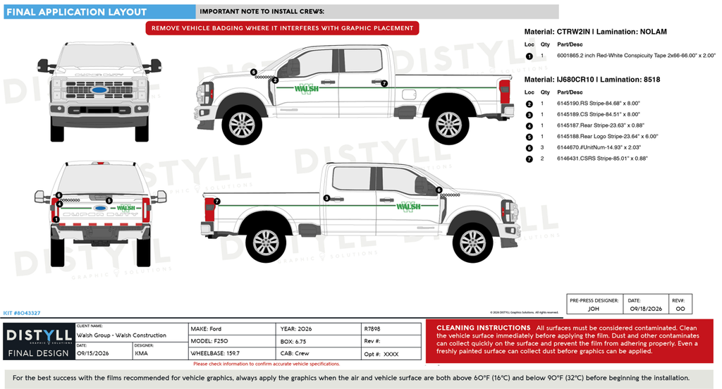 Walsh Group, Walsh Construction, Ford, F250, Crew Cab, 6_75ft bed, 159_7WB, 2026
