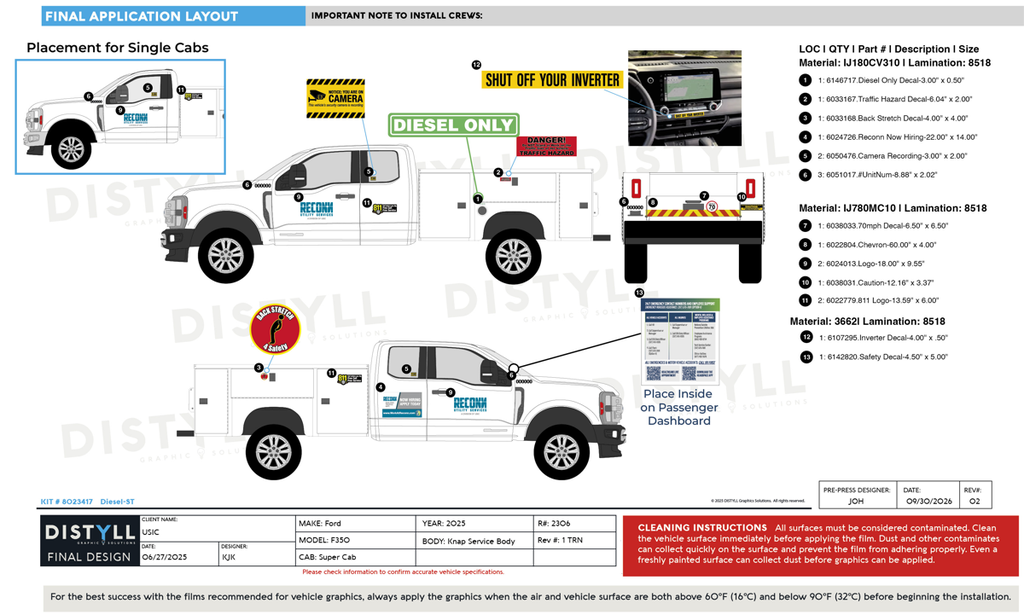 USIC, Ford, F350, SuperCab, Knap Service Body, 2025_R2306