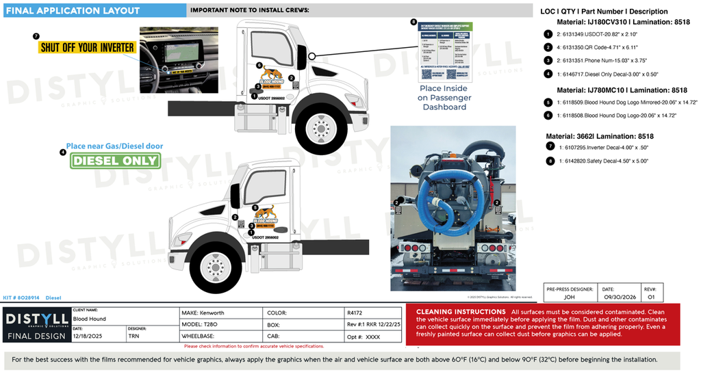 Blood Hound, Kenworth, T280, 2026