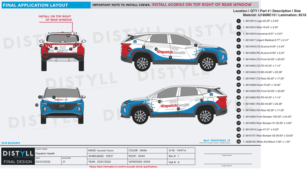 Dispatch, Dispatch Health, Hyundai Tuscon, 2022-
