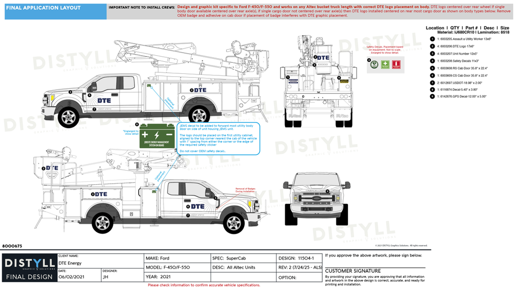 DTE Energy, Ford, F-450,F-550, Super Cab
