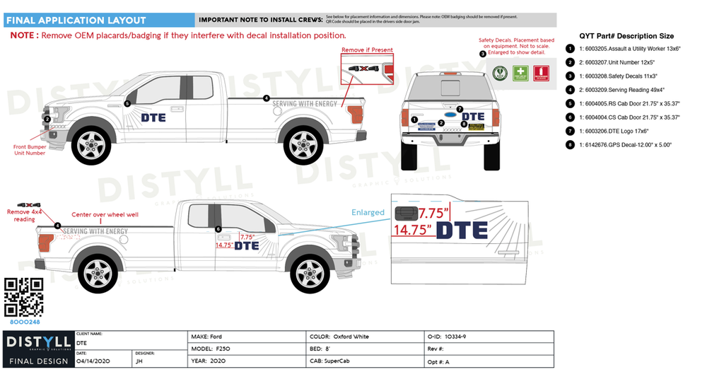 DTE Ford 250 Super Cab Pickup