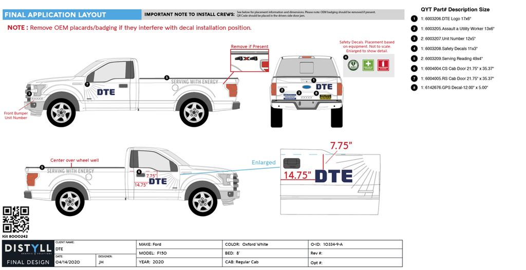 DTE Ford F150 Regular Cab
