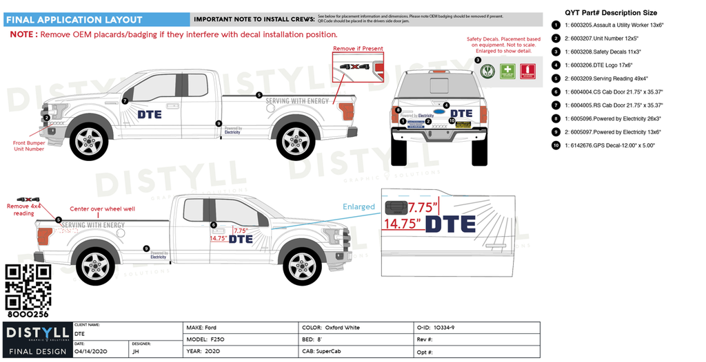 DTE Ford F250 SuperCab Electric