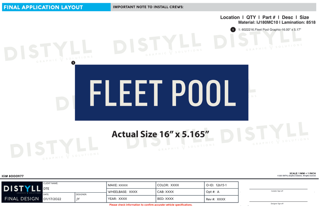 DTE, Fleet Pool Graphic
