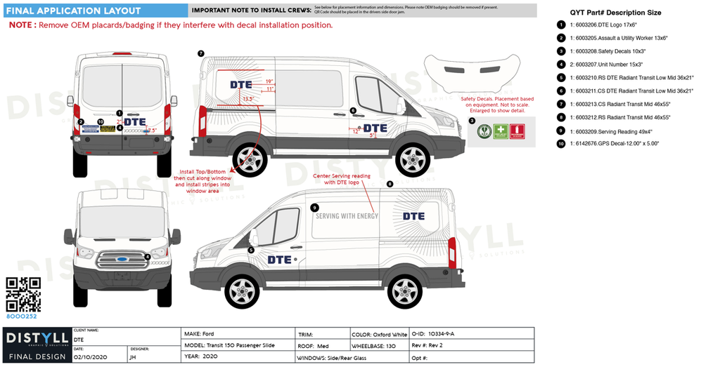 DTE, Ford Transit, Mid Roof, 130