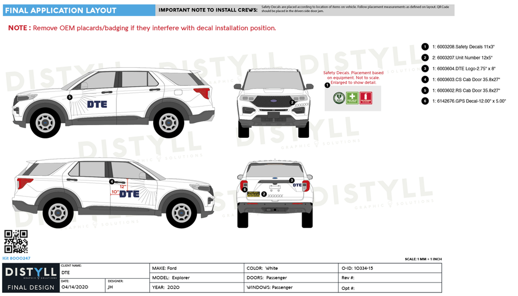 DTE, Full Mid Size SUV