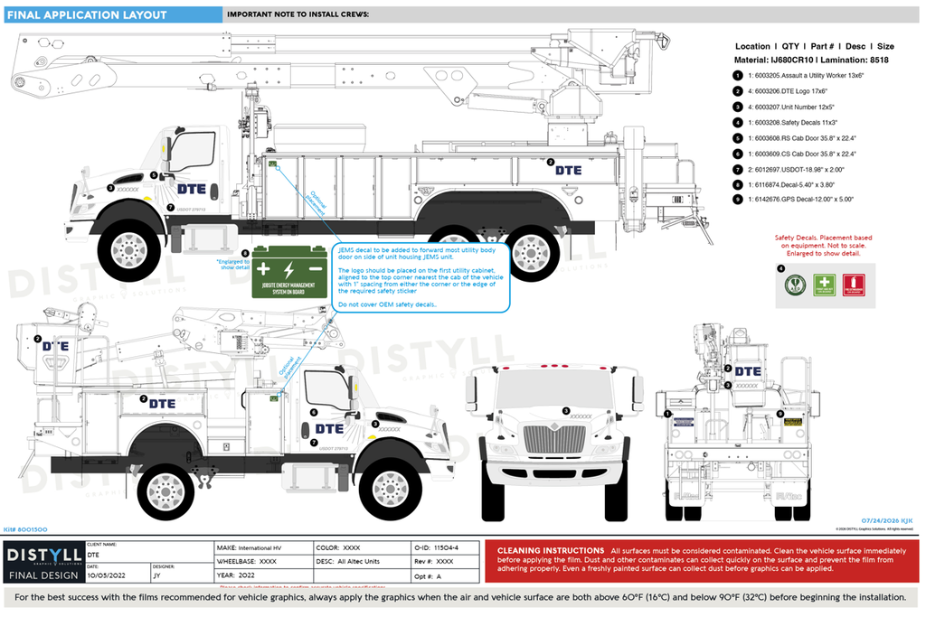 DTE, International HV, All Altec Units, 2022