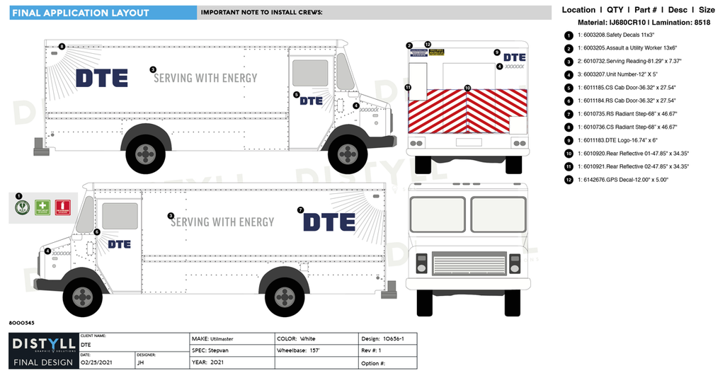 DTE, Ultimaster, Stepvan, 2021 with Rear