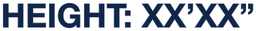 EXT Height #Ft #In-30_23 x 3_00