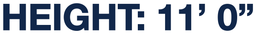 Height Decal 11ft-27_33 x 3_00