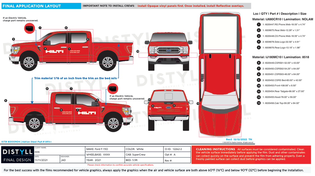 Hilti, Ford, F-150, SuperCrew, 2021 5.5ft Bed