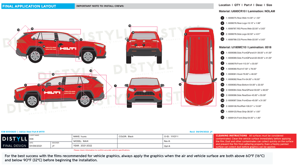 Hilti, Toyota, Rav4, 21-22