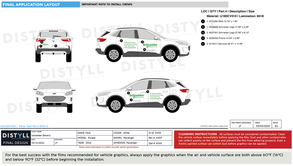 Schneider Electric, Ford Escape, 2022-