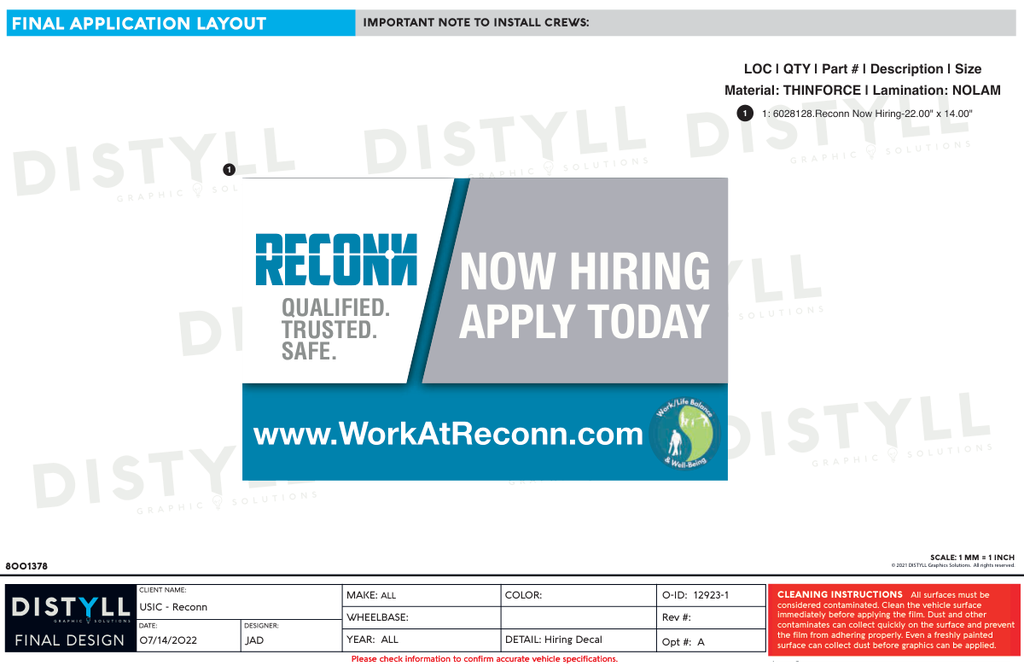 USIC, Reconn, Now Hiring Magnet